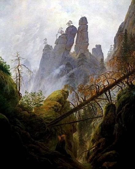 Caspar David Friedrich Rocky Ravine oil painting picture